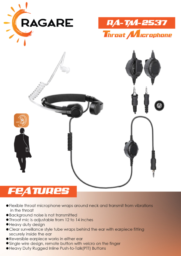 Ragare RA-TM-2537 Throat Microphone - Image 3