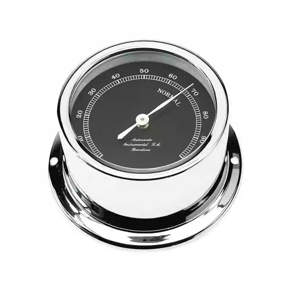 Chromed Nautical Hygrometer HE72C