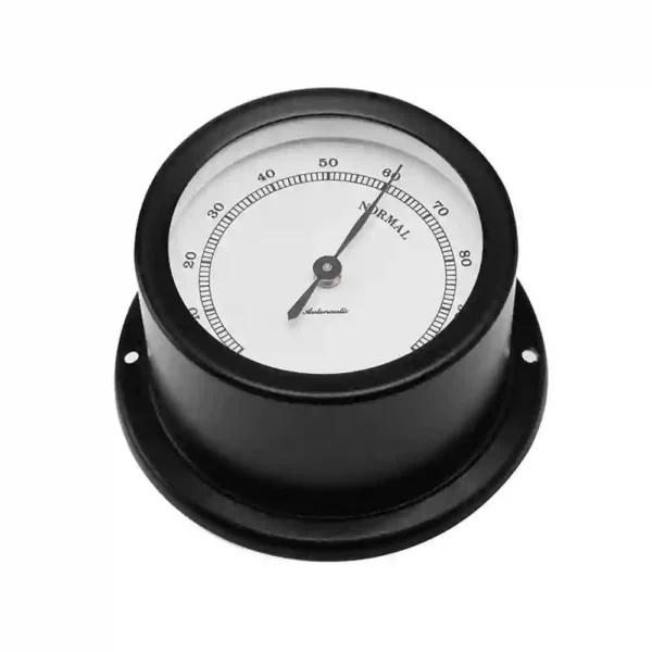 Black Nautical Hygrometer H72N