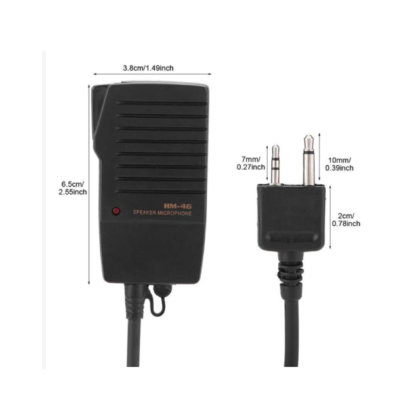 icom hm-46 amateur comms accessories