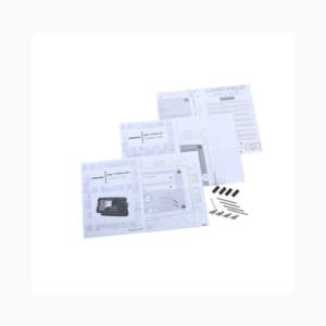 lowrance mark/elite/hook 5"-9" flush mount kit marine nav accessories