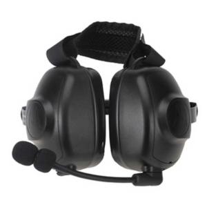 Motorola Heavy Duty Behind-the-Head Headset with Noise-Canceling Boom Microphone (PMLN6852)