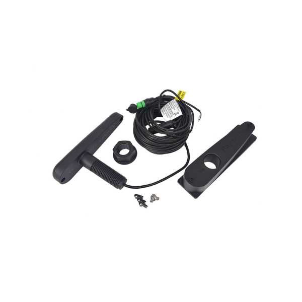 raymarine cpt-70 plastic through hull chirp transducer a80278 marine nav transducers 2