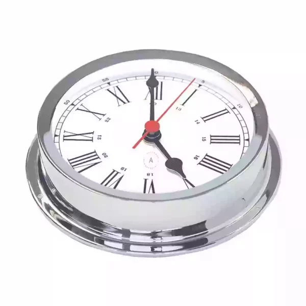 Chromed Nautical Quartz Clock R175C