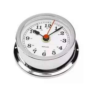 Chromed Nautical Quartz Clock R95C