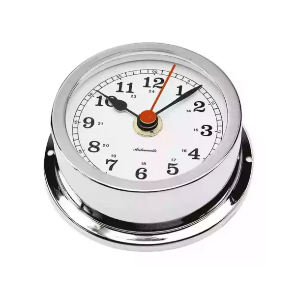 Chromed Nautical Quartz Clock R95C
