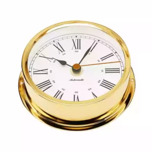 Golden Nautical Quartz Clock R120D