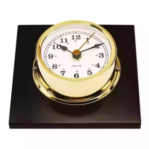 Golden Nautical Quartz Clock R95P